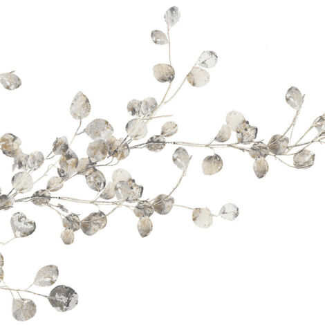 Stickers - Branches De Fleurs Argentées - Hauteur 45,7 cm (1/6)