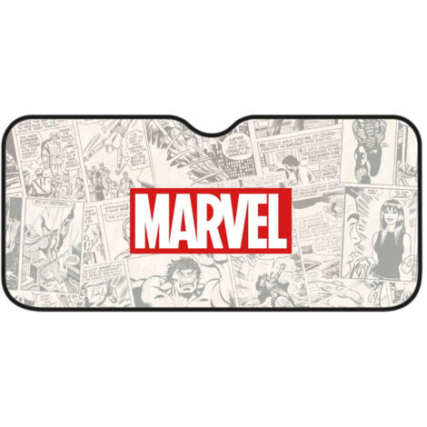 Protecteurs Solaires Avant De La Voiture - Logo Marvel - 130x70 cm (1/2)