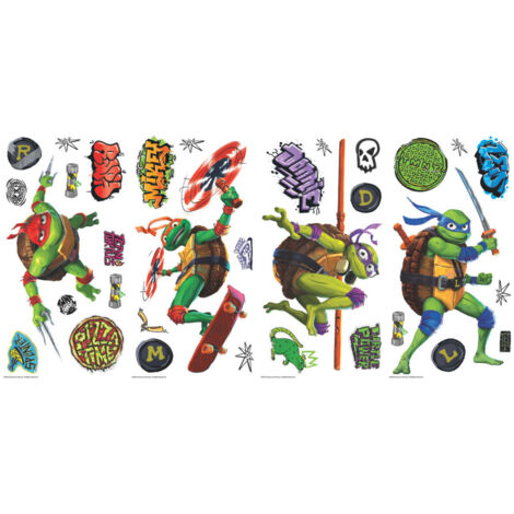 Stickers repositionnables - pokémon tous les personnages - 36.5 cm x 26 cm