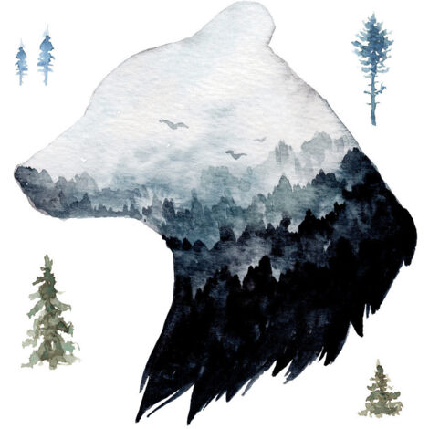 Stickers - Ours Blanc - Hauteur 92,7 cm (1/3)