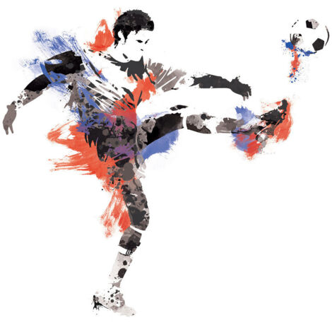Stickers - Champion de Football - Hauteur 101,6 cm (1/3)