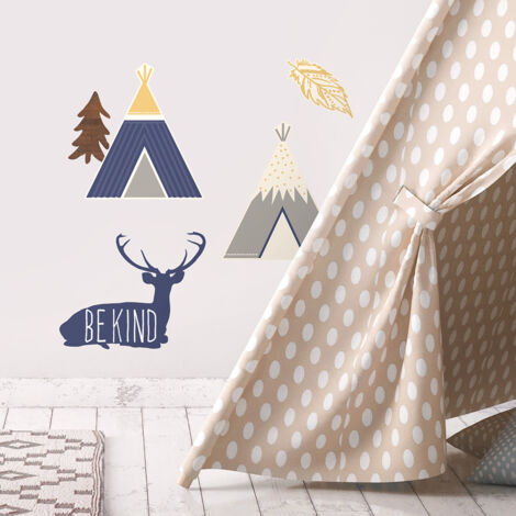Stickers - Nature Avec Un Renne - Hauteur 92.71 cm (1/3)