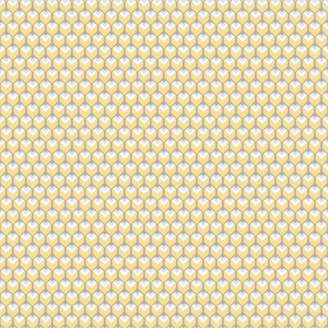 Papier peint auto-adhésif - Hexagones Jaunes- 5.75 m x 45 cm (1/4)