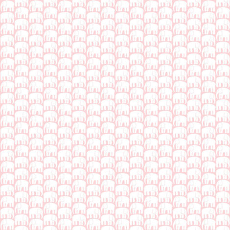 Rouleau de papier peint auto-adhésif - Éléphant Rose - 5.75 m x 45 cm (1/4)