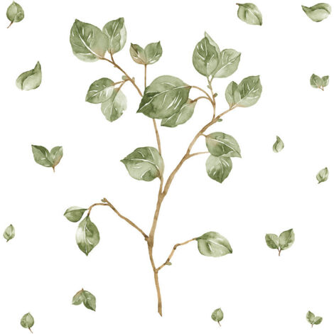 Stickers - Feuilles De Tigre - Hauteur 92.71 cm (1/3)