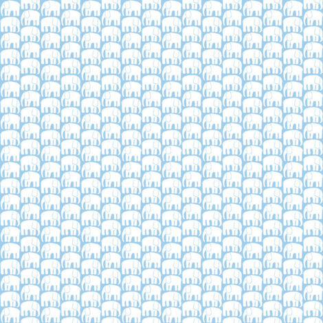 Rouleau de papier peint auto-adhésif - Éléphant Bleu - 5.75 m x 45 cm (1/4)