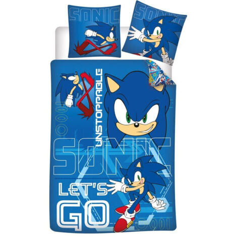 Parure de lit réversible Sonic Techno - 140 cm x 200 cm (1/2)