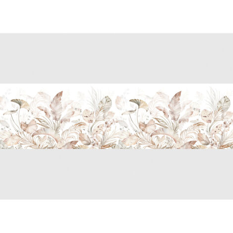 Frise murale auto-adhésive feuilles d'automne – Longueur 500 cm – Largeur 13.8 cm – Vinyle imprimé numérique – Ag Art