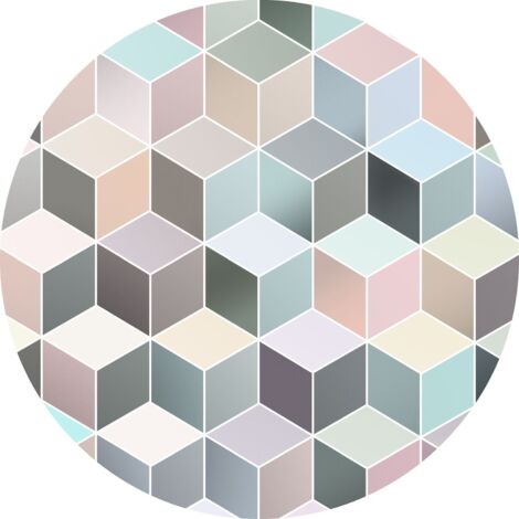 Komar Pastel Deluxe 125 x 125 cm, Stickers pour les murs D1-012 (1/3)