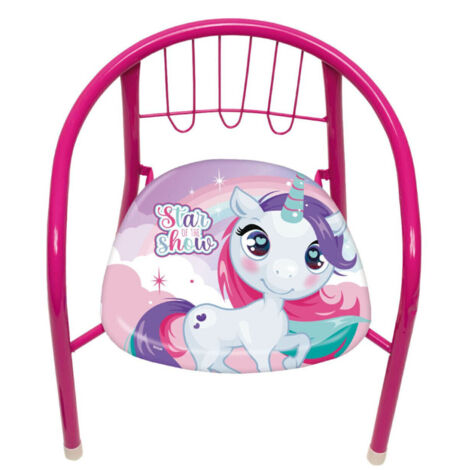Chaise en métal - Licorne (1/3)