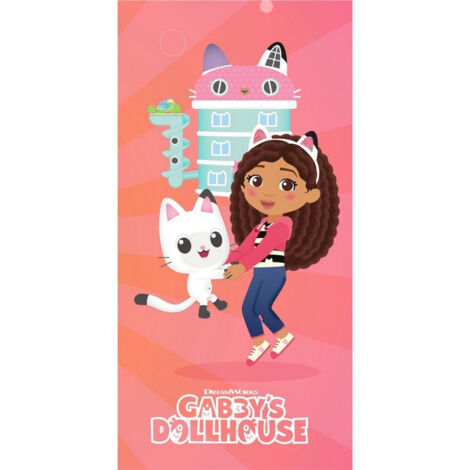 Serviette de plage - Gabby Et Son Chat - 70x140 cm (1/5)