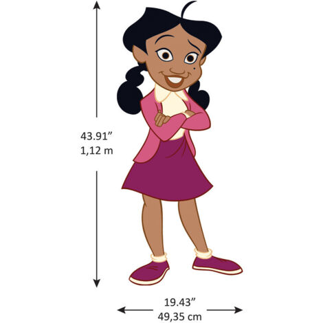 Riesen-Wandaufkleber-Set „Penny – The Proud Family“ – 140x41 Cm, 27 Sticker, Abziehbar & Repositionierbar