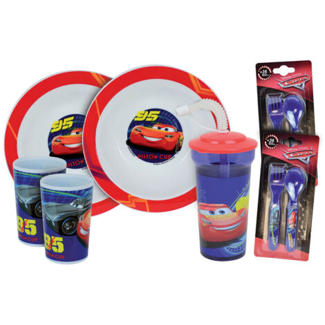 Disney Cars Lot De 7 Vaisselle (1/5)