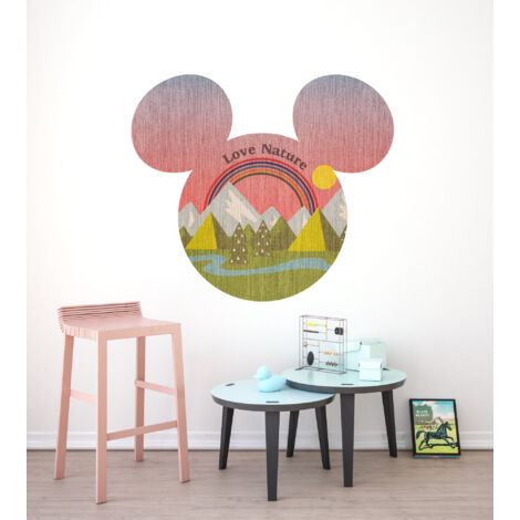 Komar Mickey Head Summer Hike 125 x 125 cm, Stickers pour les murs DD1-012 (1/3)