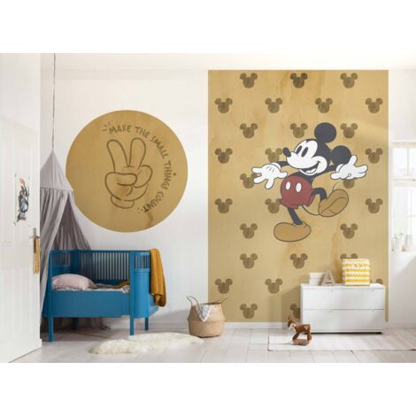 Sticker pour mur Mickey Mouse 125 x 125 cm (1/2)