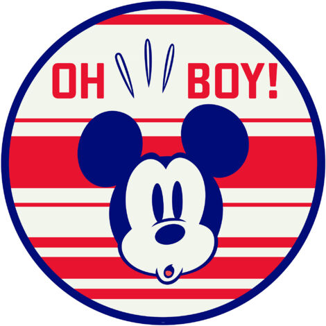 Komar Mickey Oh Boy 125 x 125 cm, Stickers pour les murs DD1-060 (1/3)
