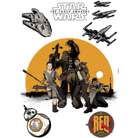 Stickers géant Résistance Star Wars Episode VII (1/3)
