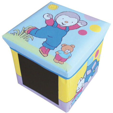 Tabouret de rangement et ardoise T'choupi (1/3)
