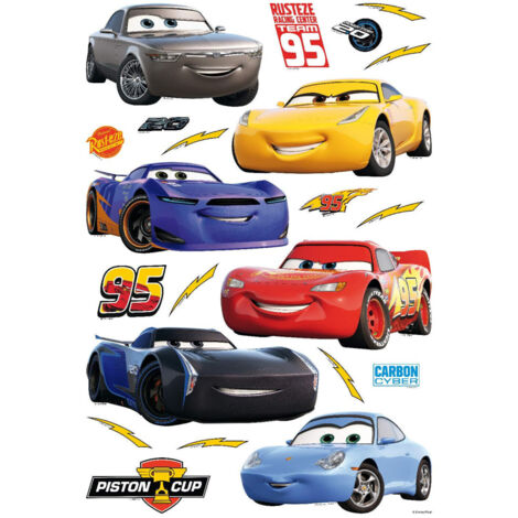 Stickers géant Cars 3 Flash McQueen (1/4)