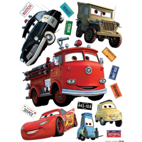 Stickers géant Cars & Friends Disney (1/4)