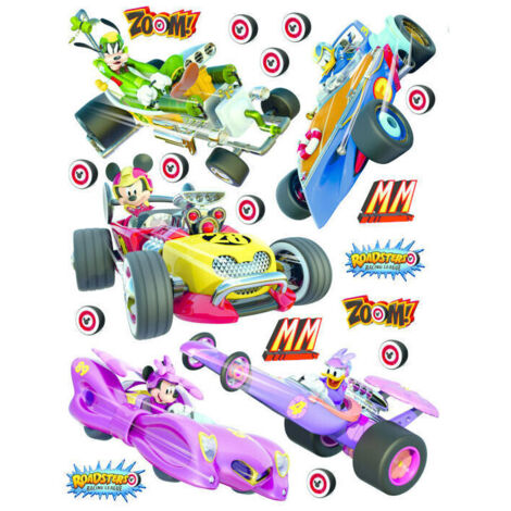 Stickers géant Mickey Racers Disney (1/5)