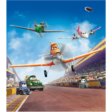 Papier peint XL Escadron en vol Planes Disney 180X202 CM