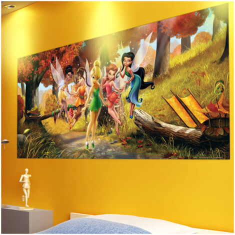 Poster géant Disney Fairies La Forêt d’automne intisse 202X90 CM (1/4)