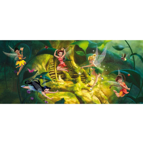 Poster géant Fée Clochette L'Arbre à poussière de fées Disney intisse 202X90 CM (1/5)