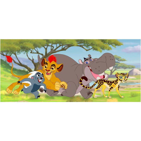 Papier peint poster La garde du Roi lion Disney intisse 202X90 CM (1/3)