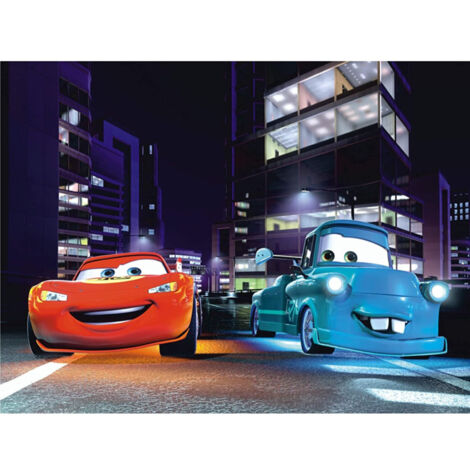 Papier peint intisse XXL Cars et ses Amis Disney 360X270 CM (1/4)