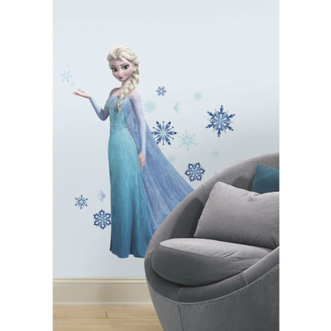 Stickers géant Elsa La Reine des Neiges Disney (1/3)