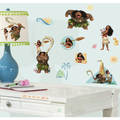 25 Stickers géants Vaiana Disney (1/4)
