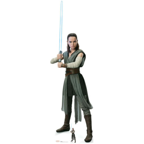 SC1072 Figurine en carton Rey avec un Sabre laser Star Wars H 222 CM (1/5)