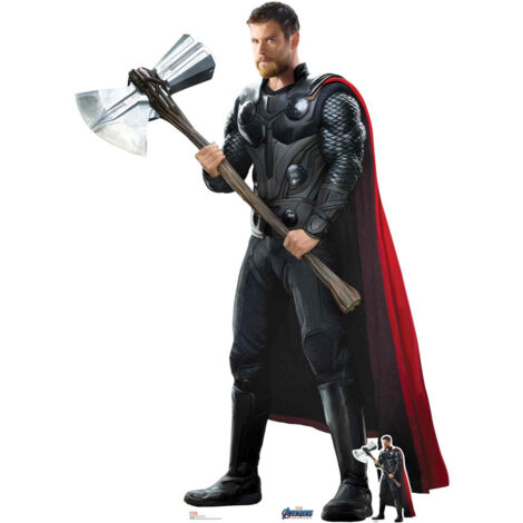 Figurine en carton Marvel Thor Chris Hemsworth Avengers Endgame H 187 CM (1/5)