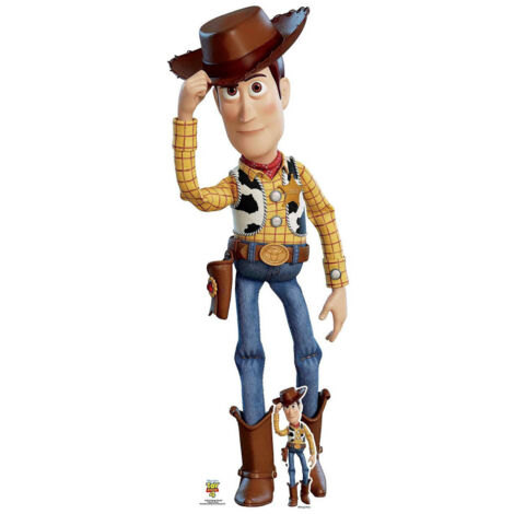 Figurine en carton Toy Story 4 - Woody Cowboy Hauteur 162 CM