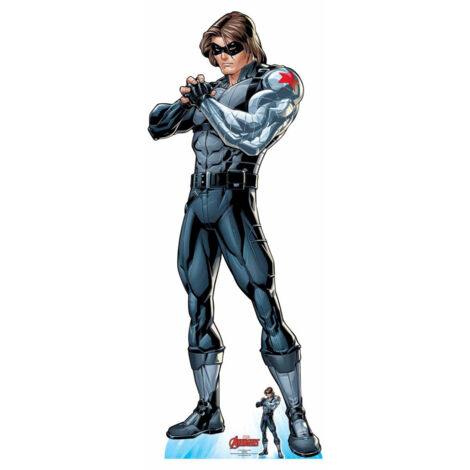 Figurine en carton Disney Avengers Bucky Le Soldat de l'hiver Comics H 180 CM (1/5)