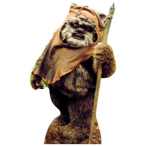 Figurine en carton Ewok Star Wars Hauteur 96 CM