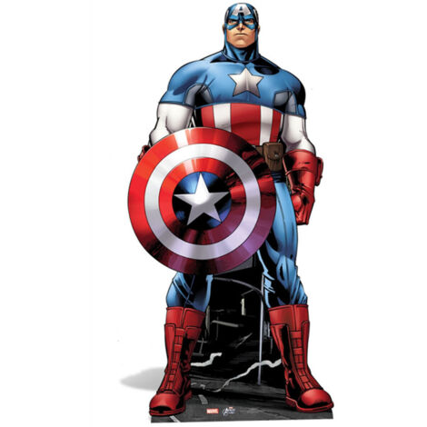 Figurine en carton Captain America Marvel 177 CM (1/4)