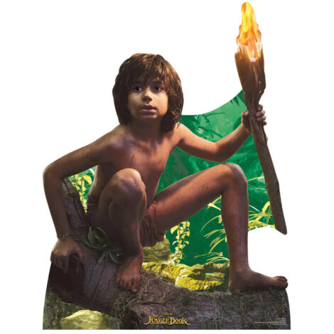 Figurine en carton Mowgli Le Livre de la Jungle Disney Hauteur 134 CM (1/5)
