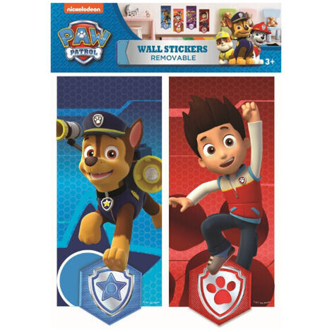 4 Stickers tableau Pat Patrouille 13.5X 32.5 CM