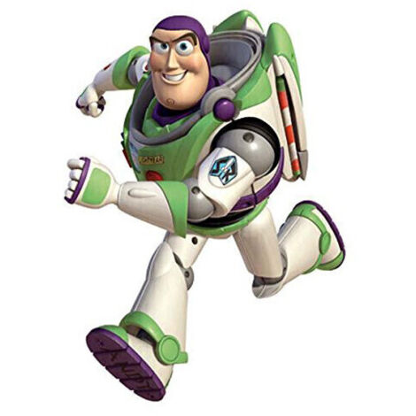 Sticker géant phosphorescent et repositionnable Toys Story avec Buzz l'éclair de Disney 45,7CM X 101,6 (1/3)