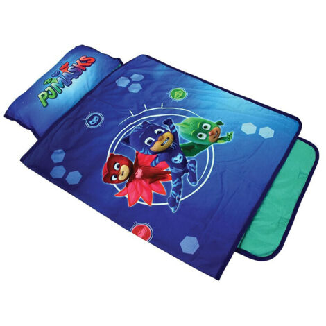 Tapis de sieste pyjamasques bleu facile à transporter (1/3)