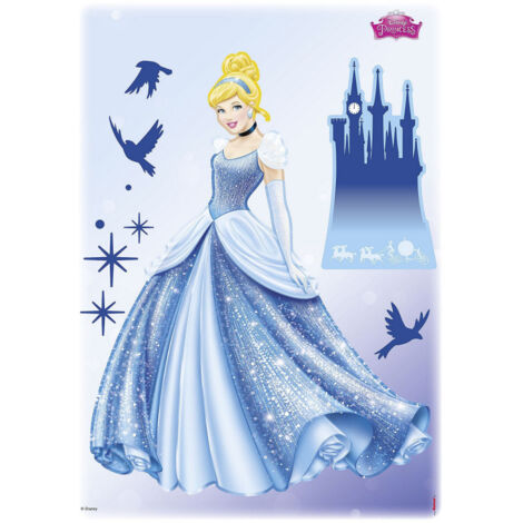 Stickers géant Cendrillon Disney (1/3)