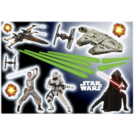 Stickers Géant Star Wars (env. 1m80) – Kylian Ren – Neuf Sous Blister