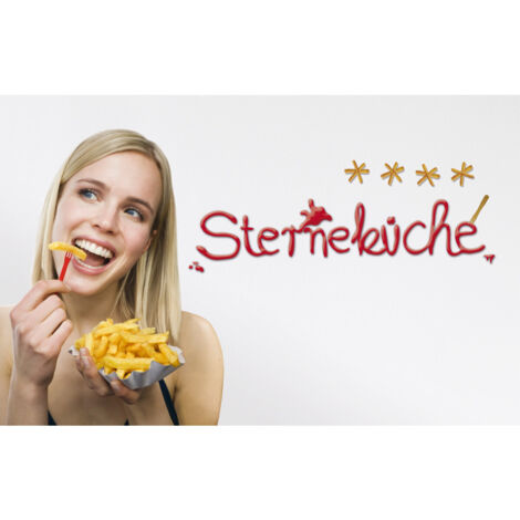 Sterneküche, Sticker murale - 50x70 cm (1/3)