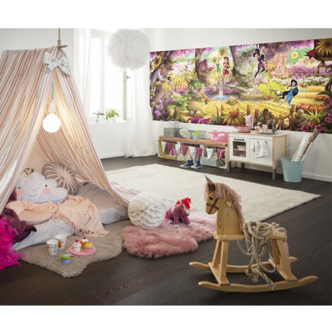 Papier peint Fée Clochette Forêt Disney 368X127 CM (1/3)