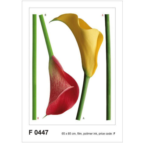Sticker mural - Fleurs - 65 x 85 cm (1/4)