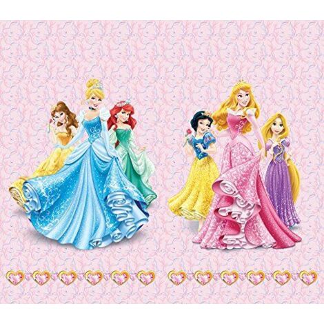 Rideaux - Princesses Disney - 2 pièces 90 cm x 160cm