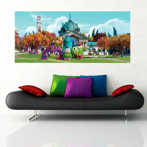 Poster géant Monstres Academy Pixar 202X90 CM (1/3)