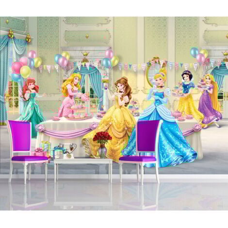 Papier peint Anniversaire Princesse Disney 360X254 CM